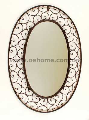 8509 Metal decorative wall mirrors for Hosipitality